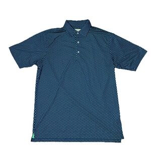 Donald Ross Sportswear Polo Men's SZ Small Seahorse AOP Golf Performance Stretch